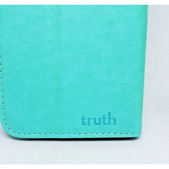 iPhone 7 Plus Truth Cell Phone Case Wallet RFID With Credit Card Protector Green - Picture 4 of 11
